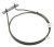 RESISTENCIA P/ TEKA 2000W 220V L=240MM/Ø 190MM