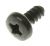 6003-001070 SCREW-TAPTITE BH,+,B,M2,L4,ZPC(BLK),SWRC