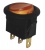 3630-849.22 Einbau-Wippenschalter 1pol beleuchtet, Durchmesser ca. 20mm