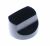 42048269 KNOB (TRIO, SPINDLE TYPE 1, BLACK)