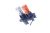 943646100850S Anschlussklemme Lautsprecher 2P Push BK/RD RCDN10
