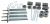 805002 TUB DAMPER KIT WM75/85