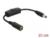 65497 Adapterkabel DC 5,5x2,5mm Stecker > DC 5,5x2,5mm Buchse