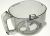 DJ61-01472A Gehäuse Cyclone O:SC8680V ABS TRPSILBER NA